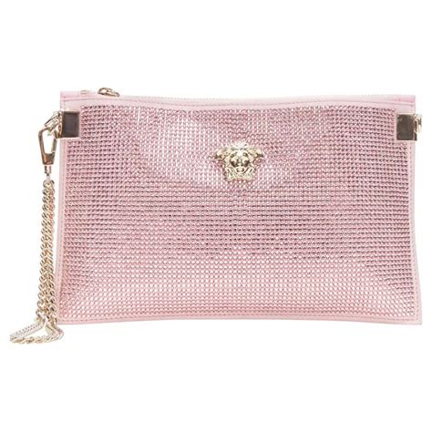 versace clutch pink|Versace clutch sale.